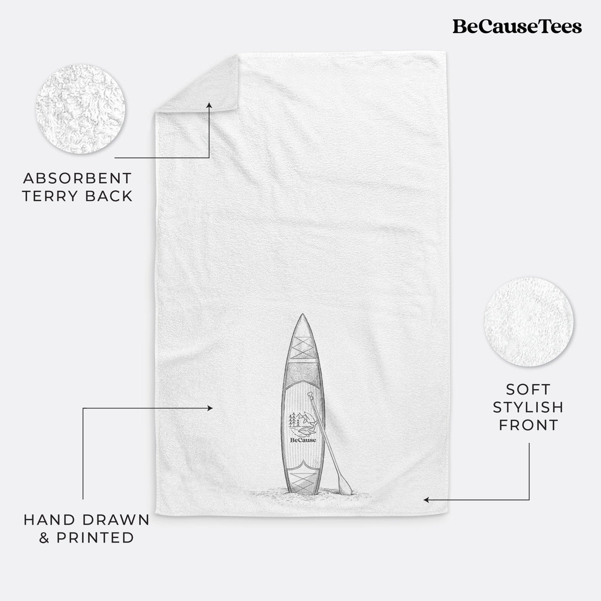 Stand-up Paddle Board Premium Decorative Hand Towel