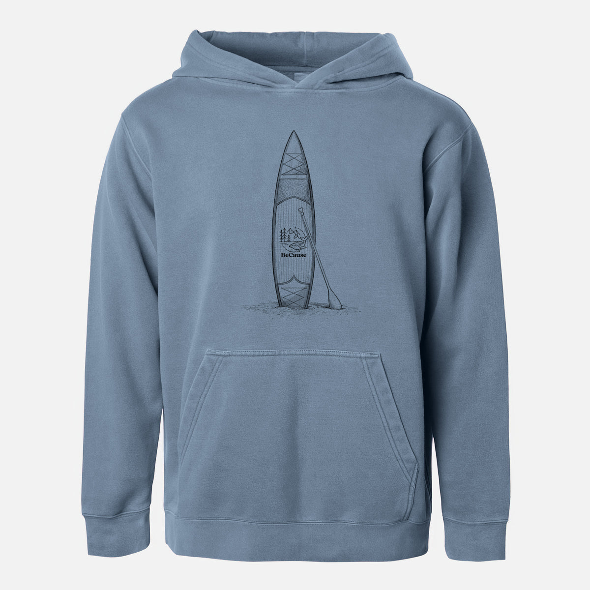 Stand-up Paddle Board - Youth Pigment Dyed Hoodie