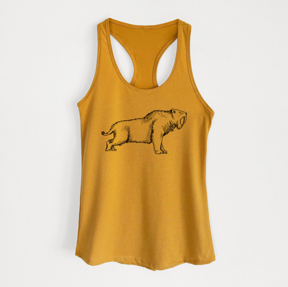 Saber-toothed Tiger - Smilodon - Women's Racerback Tanktop