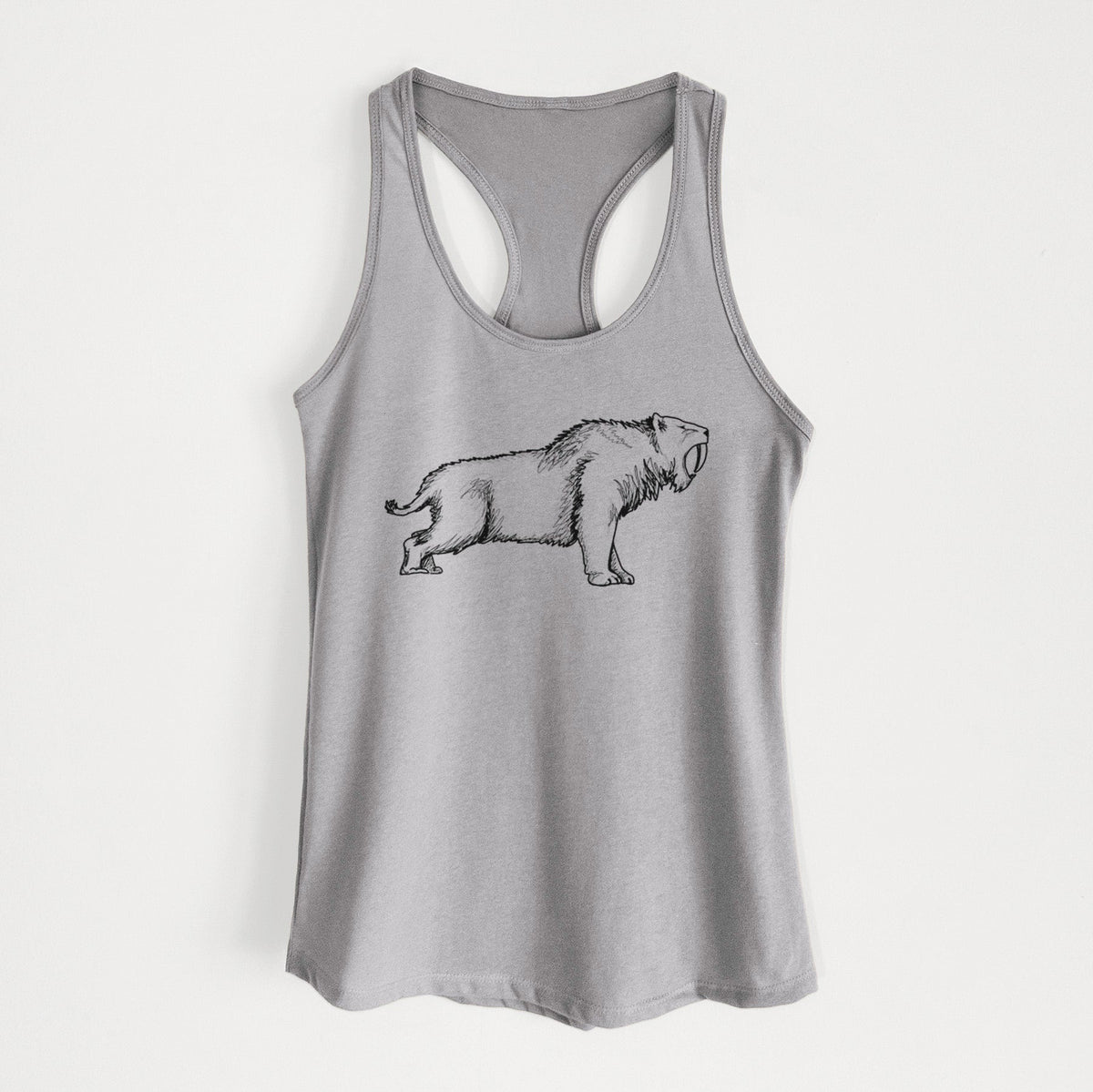 Saber-toothed Tiger - Smilodon - Women's Racerback Tanktop