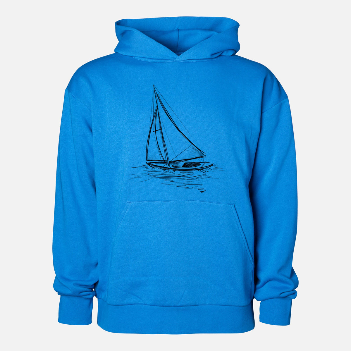 Heading Coastward - Sloop Sailboat  - Statement Midweight Hoodie
