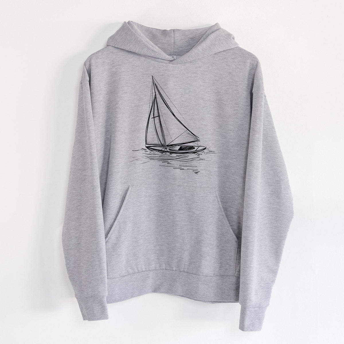 Heading Coastward - Sloop Sailboat  - Statement Midweight Hoodie