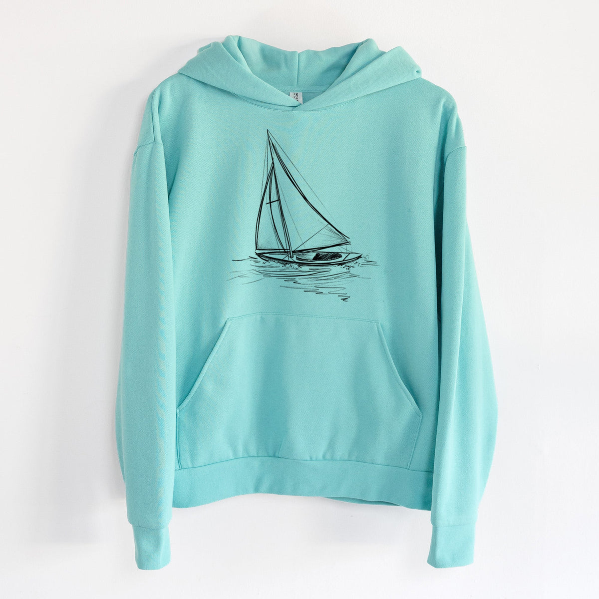 Heading Coastward - Sloop Sailboat  - Statement Midweight Hoodie
