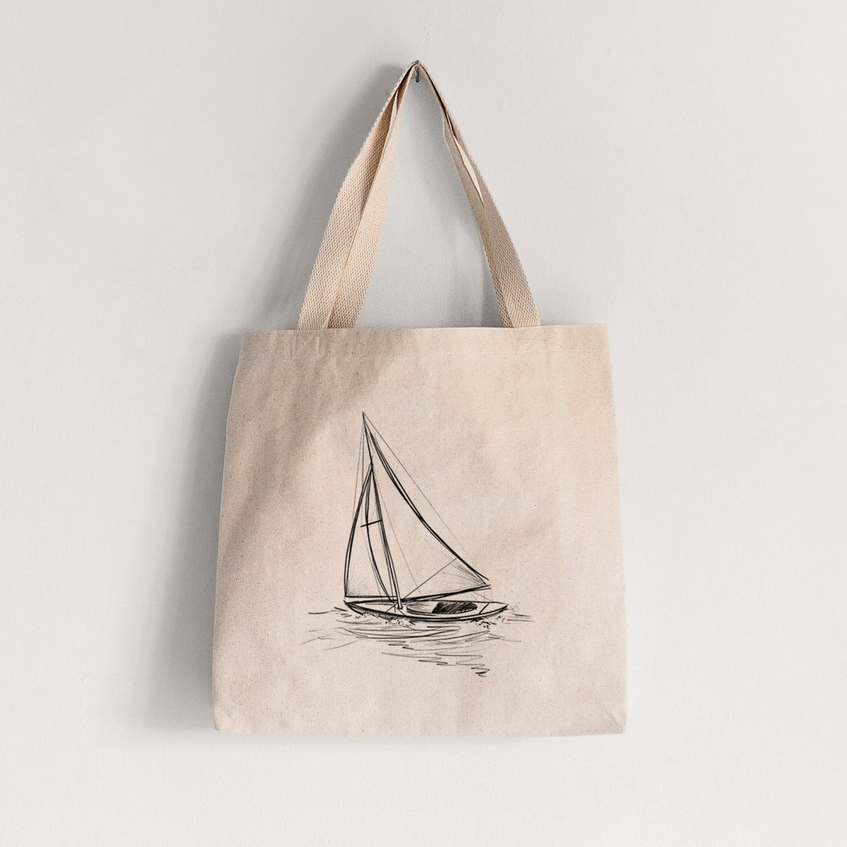 Heading Coastward - Sloop Sailboat - Tote Bag