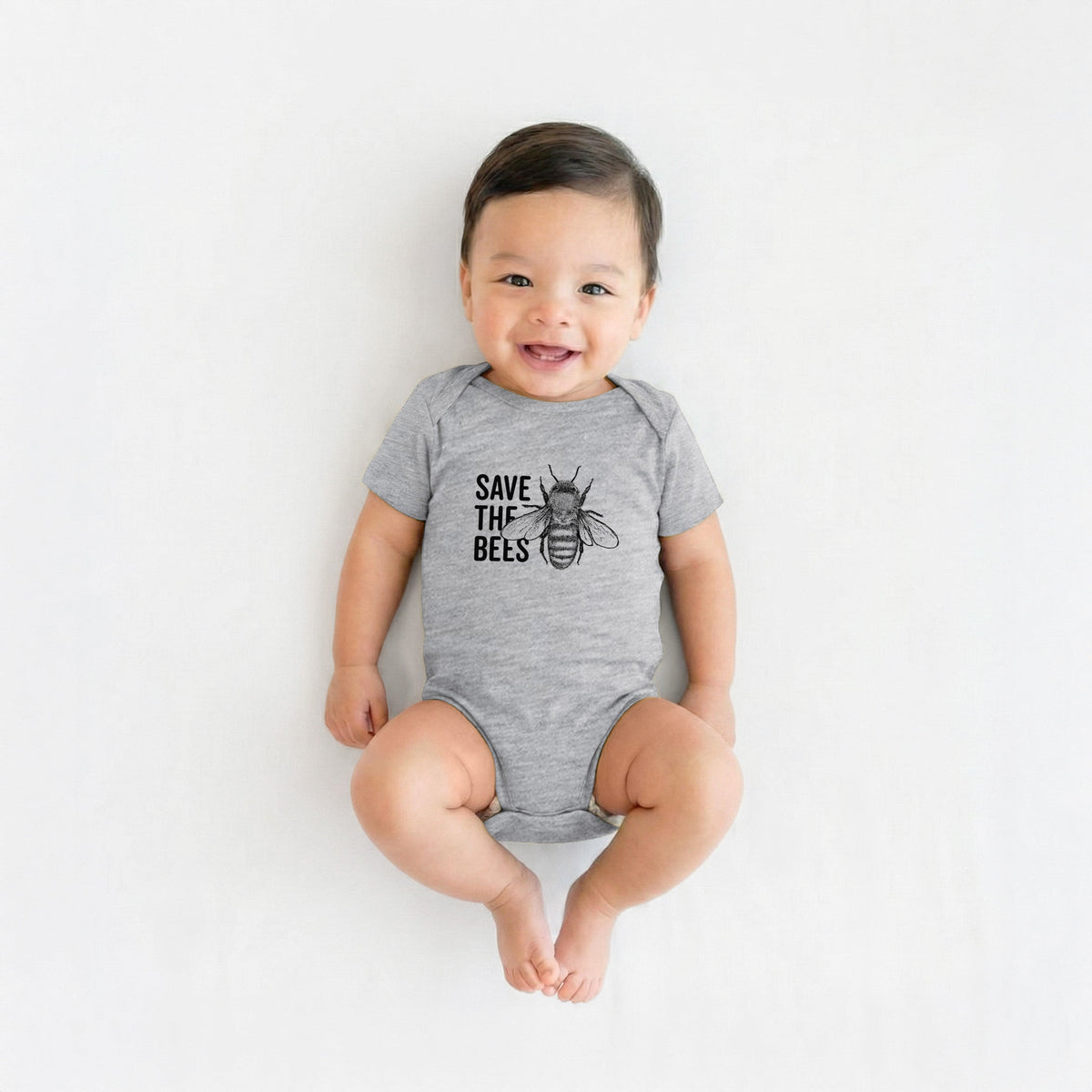 Save the Bees - Baby Fine Jersey Bodysuit