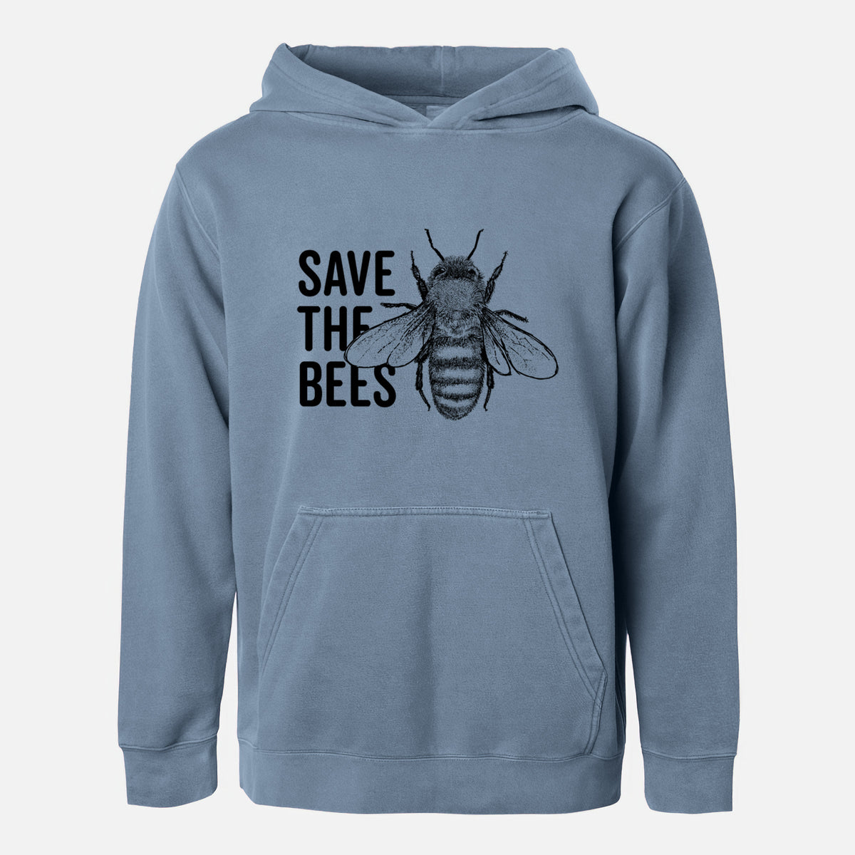 Save the Bees - Youth Pigment Dyed Hoodie
