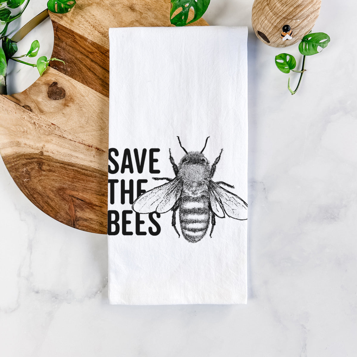 Save the Bees Tea Towel