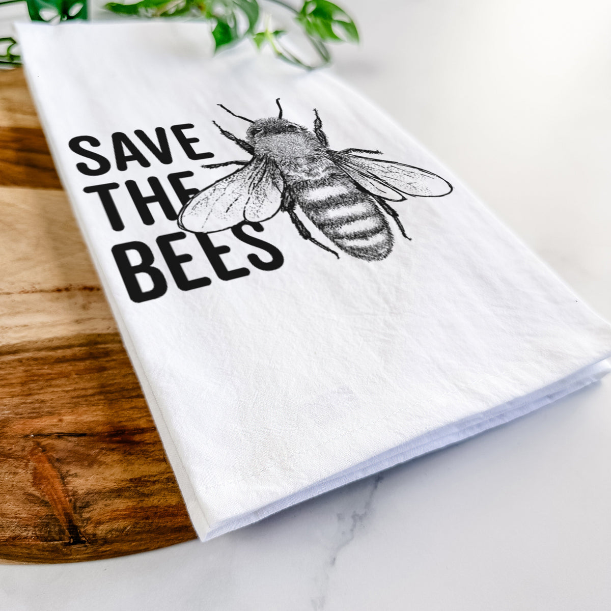 Save the Bees Tea Towel