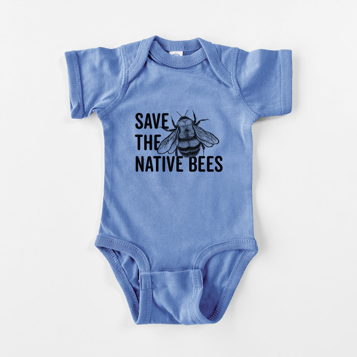 Save the Native Bees - Baby Fine Jersey Bodysuit