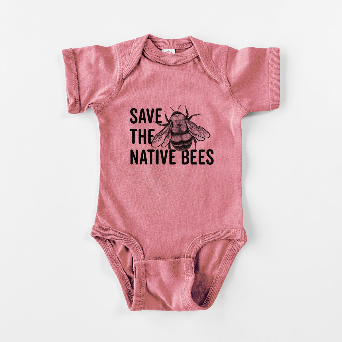 Save the Native Bees - Baby Fine Jersey Bodysuit