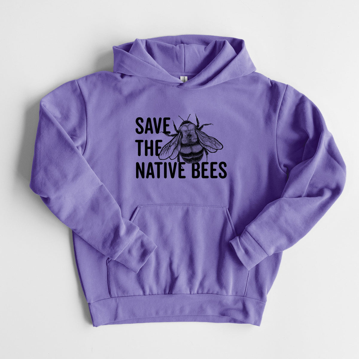 Save the Native Bees  - Statement Midweight Hoodie