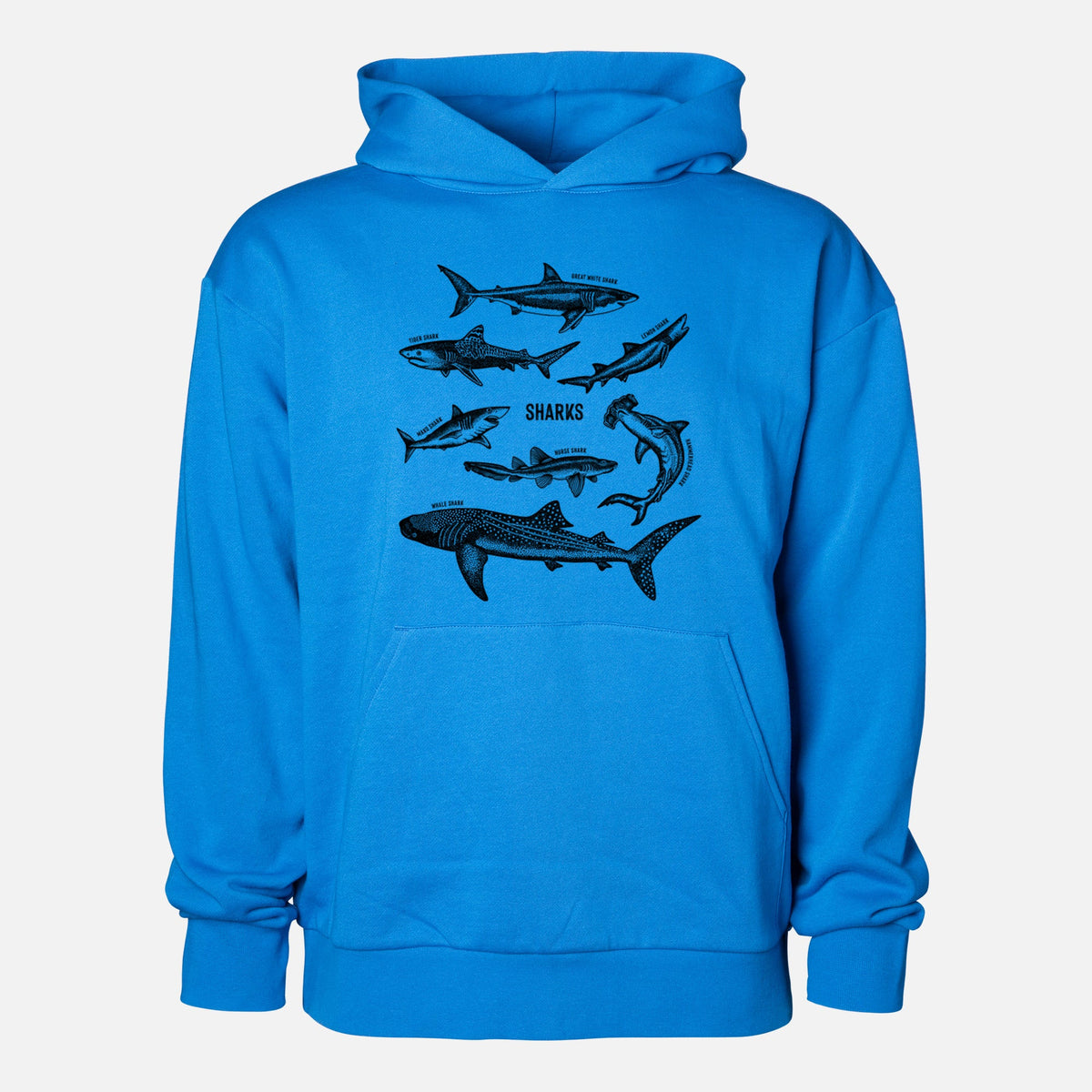 Shark Chart  - Statement Midweight Hoodie