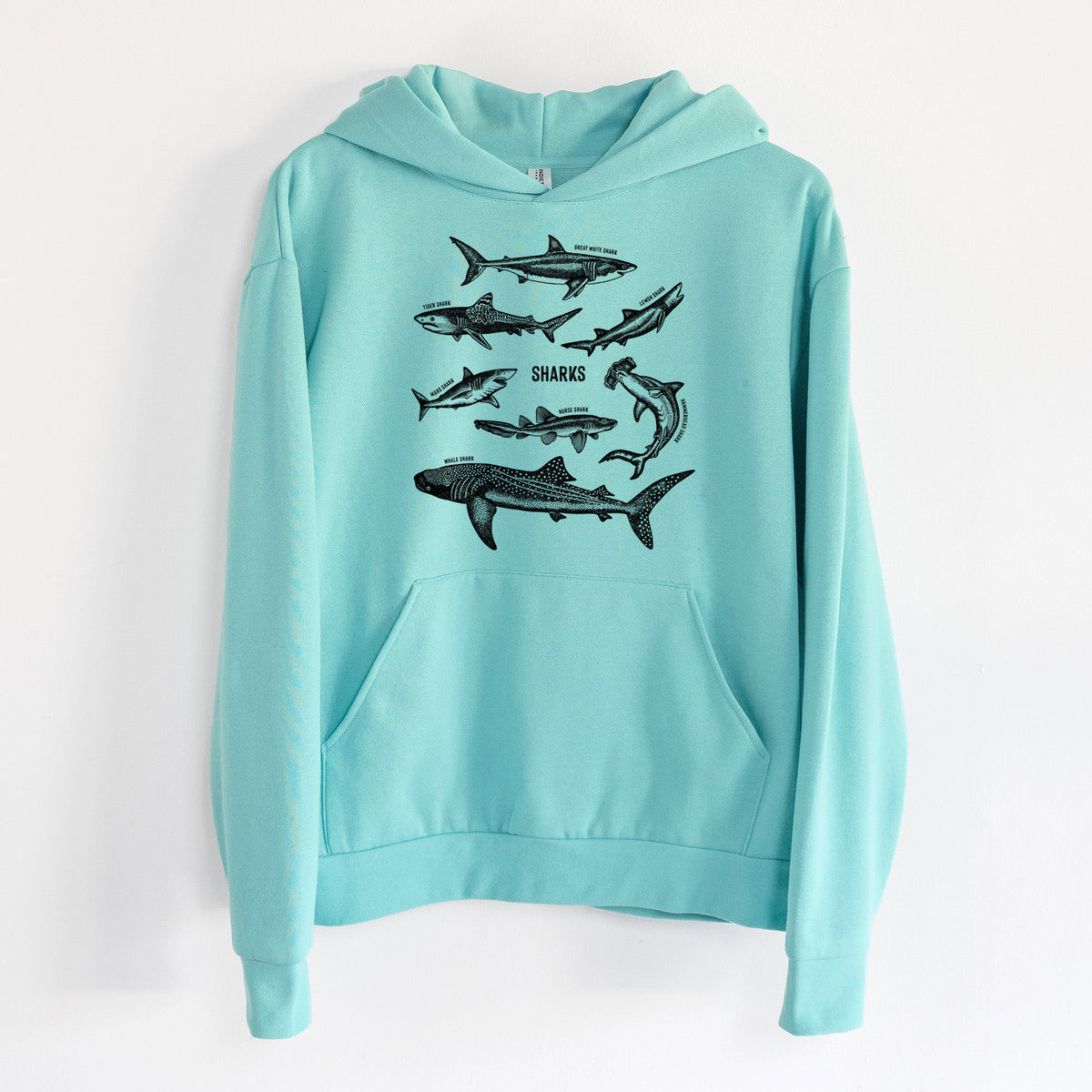 Shark Chart  - Statement Midweight Hoodie