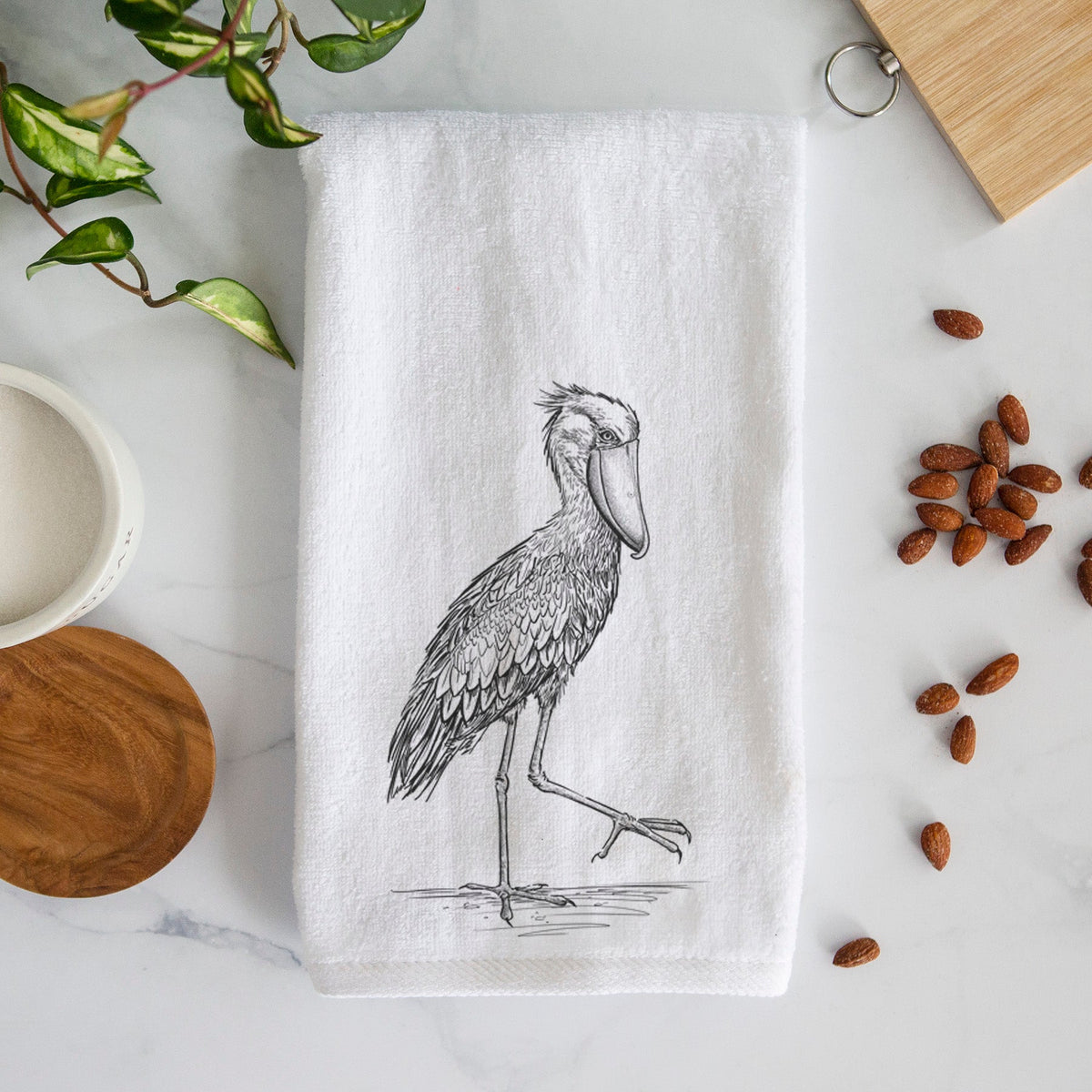 Shoebill Stork - Balaeniceps rex Premium Decorative Hand Towel