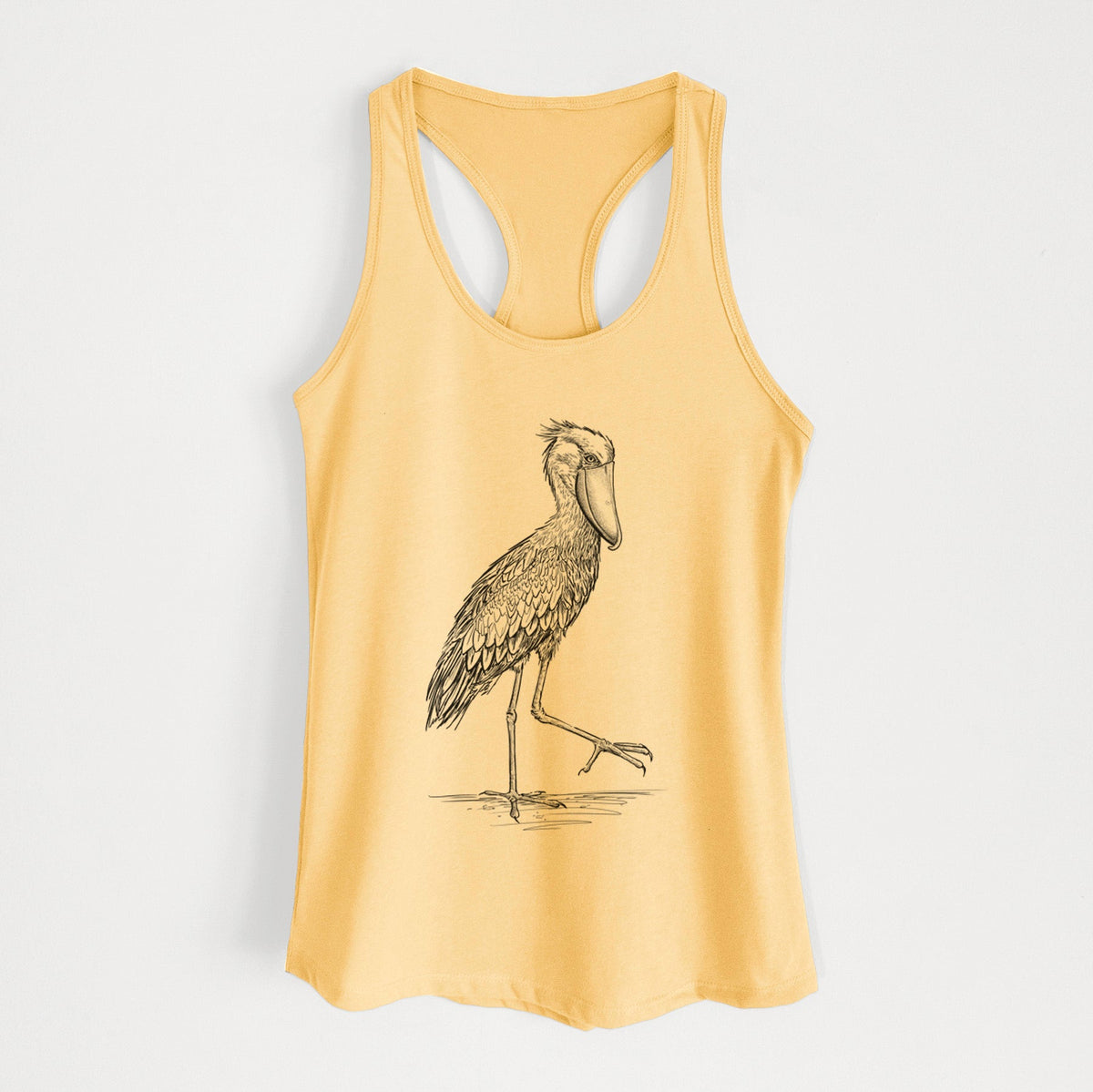 Shoebill Stork - Balaeniceps rex - Women's Racerback Tanktop