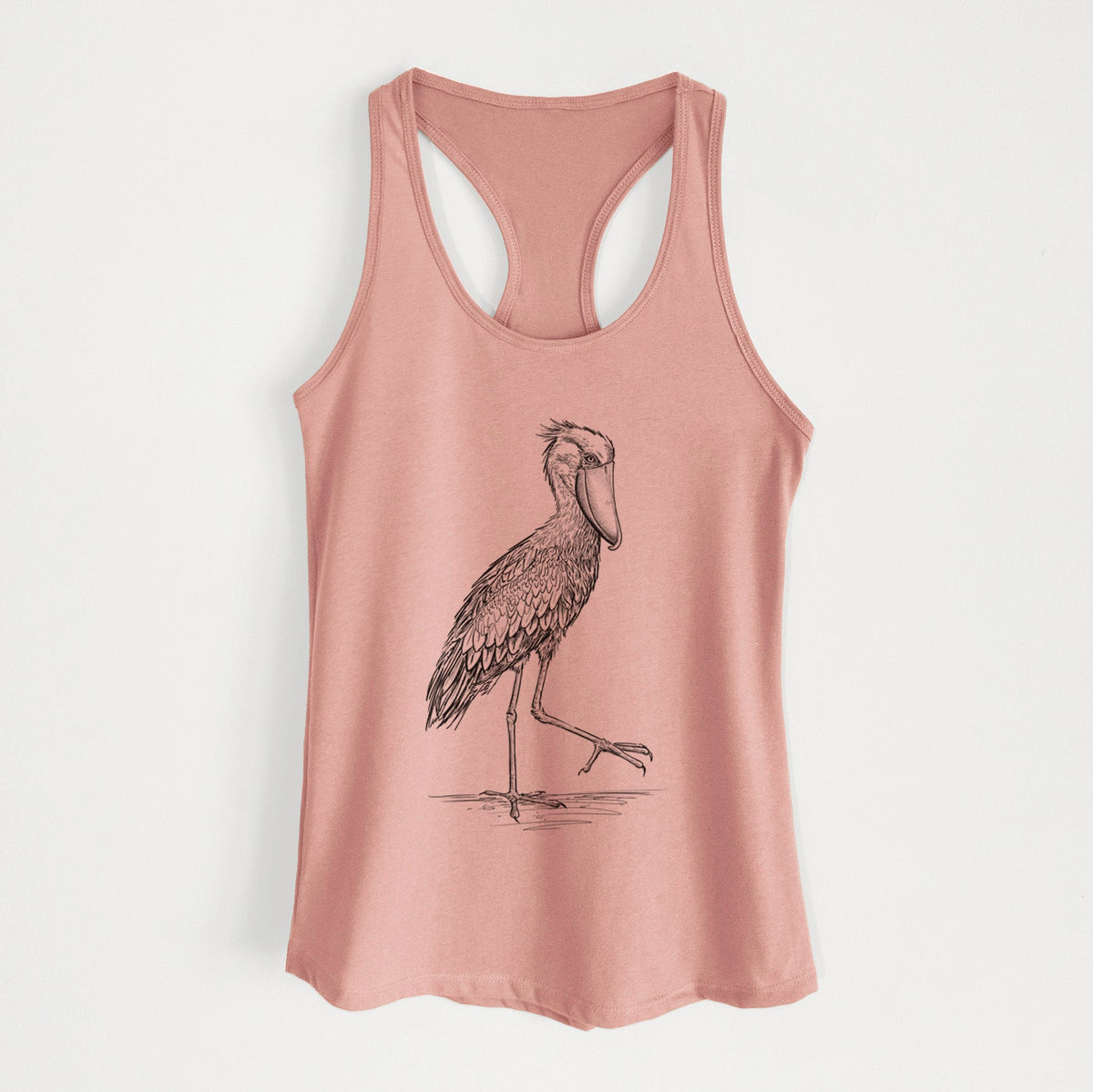 Shoebill Stork - Balaeniceps rex - Women's Racerback Tanktop