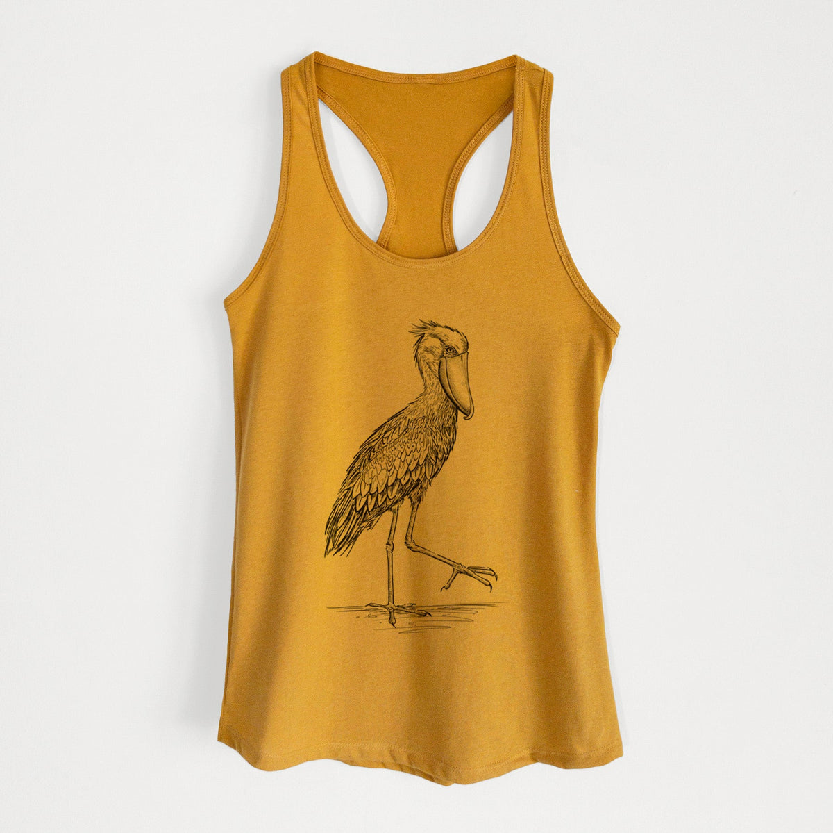 Shoebill Stork - Balaeniceps rex - Women's Racerback Tanktop
