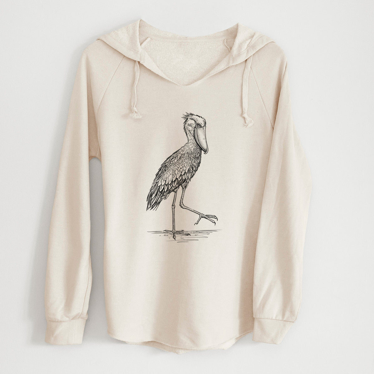 Shoebill Stork - Balaeniceps rex - Cali Wave Hooded Sweatshirt