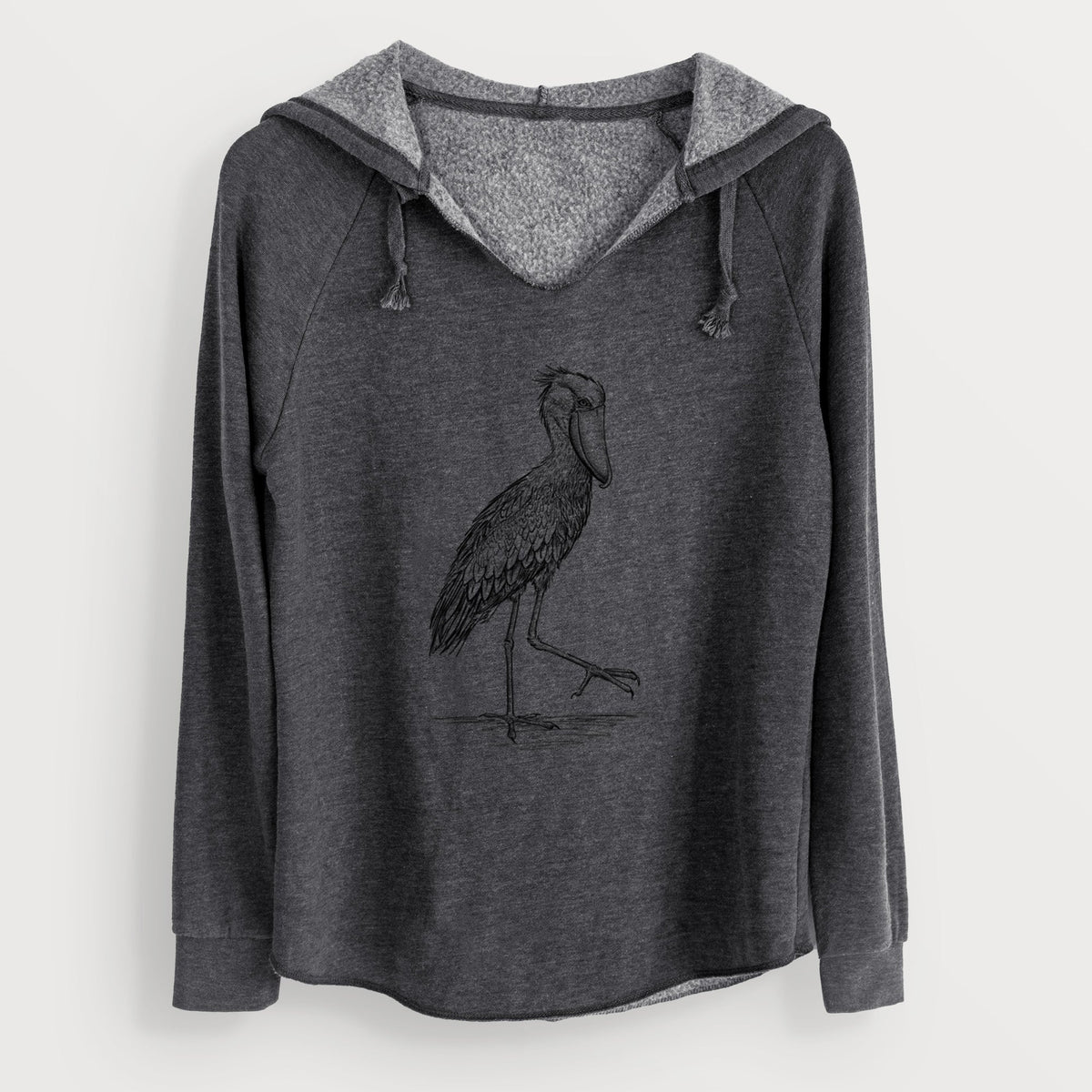 Shoebill Stork - Balaeniceps rex - Cali Wave Hooded Sweatshirt
