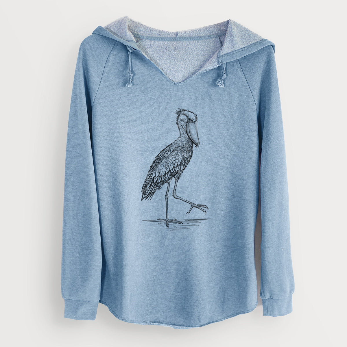 Shoebill Stork - Balaeniceps rex - Cali Wave Hooded Sweatshirt