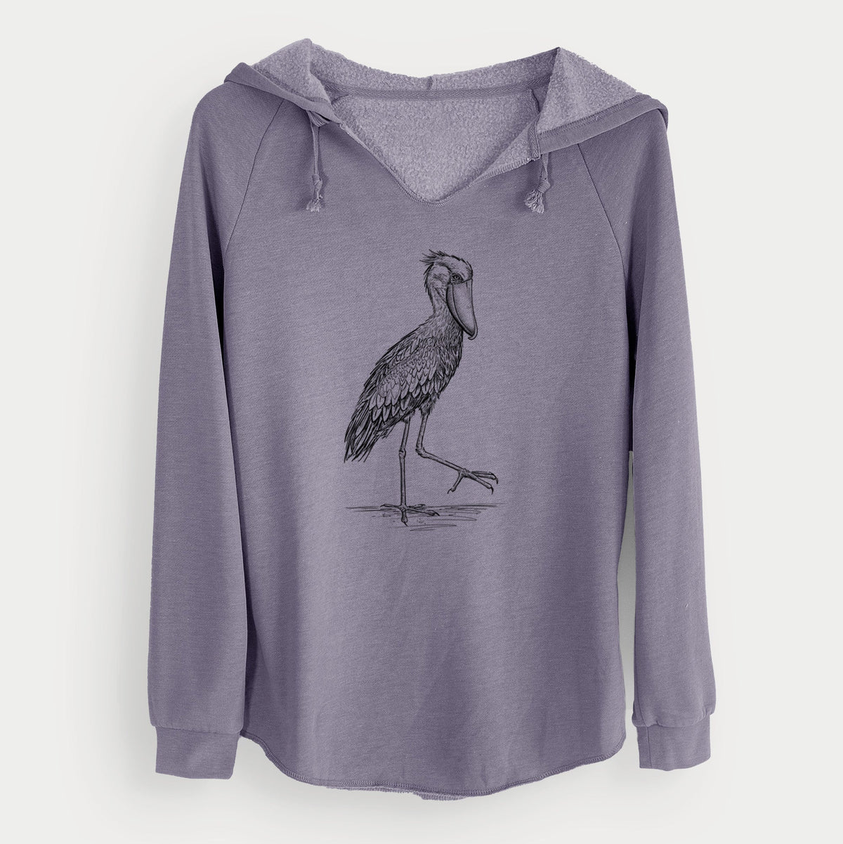 Shoebill Stork - Balaeniceps rex - Cali Wave Hooded Sweatshirt