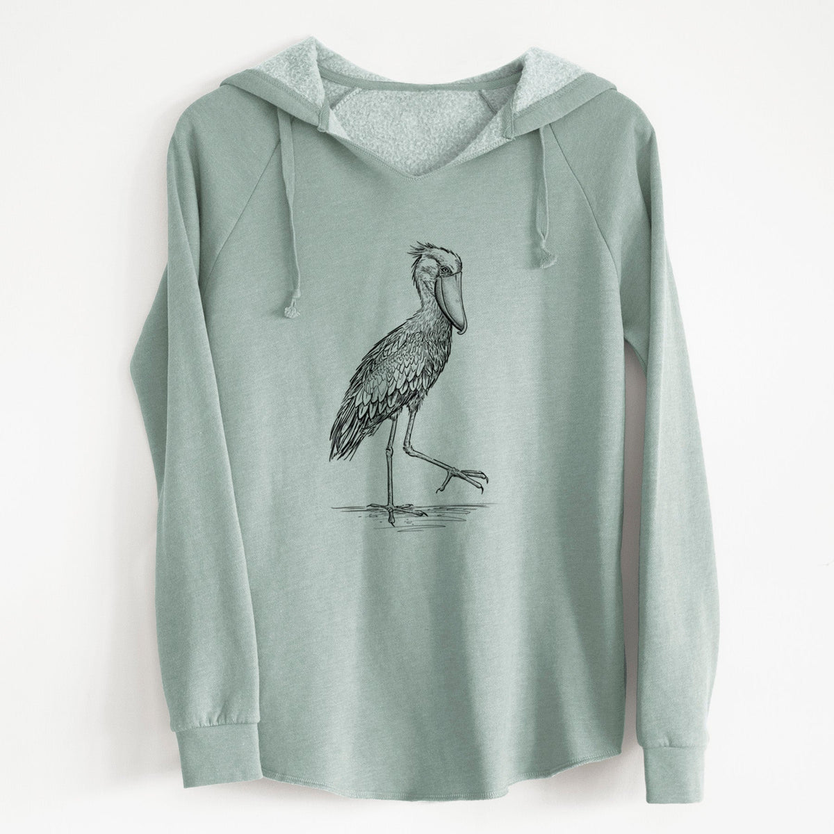 Shoebill Stork - Balaeniceps rex - Cali Wave Hooded Sweatshirt
