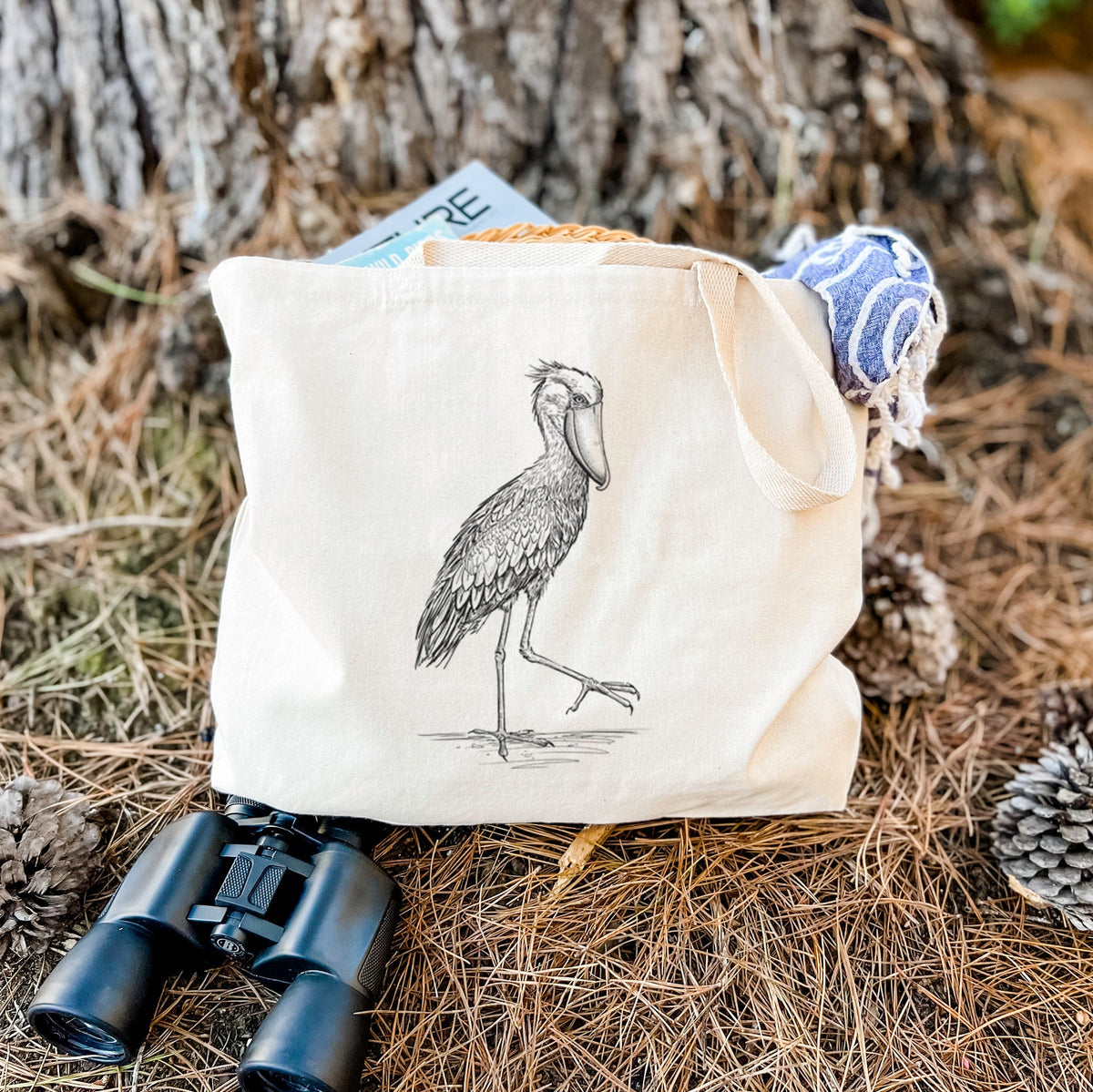 Shoebill Stork - Balaeniceps rex - Tote Bag