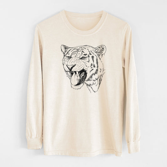 Siberian Tiger - Panthera tigris altaica - Unisex Comfort Colors 100% Cotton Long Sleeve