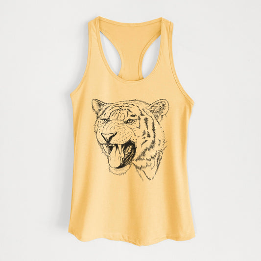 Siberian Tiger - Panthera tigris altaica - Women's Racerback Tanktop