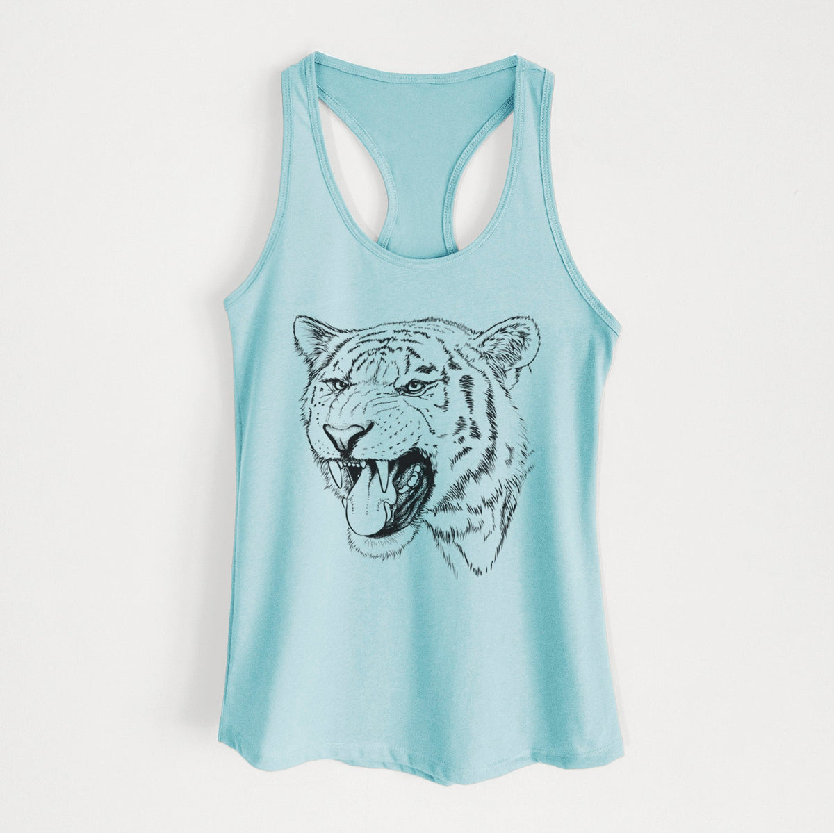 Siberian Tiger - Panthera tigris altaica - Women's Racerback Tanktop