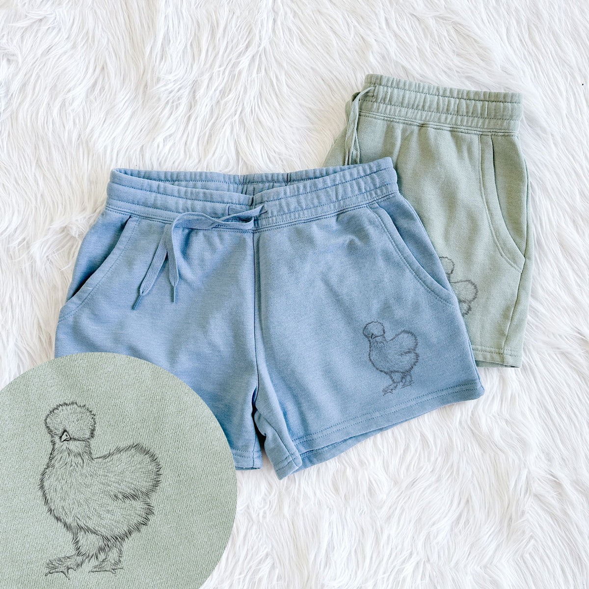 Silkie Chicken - Women's Cali Wave Shorts