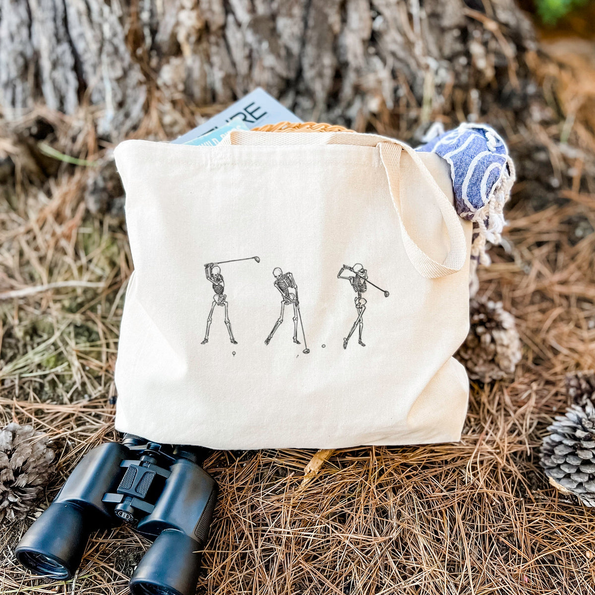 The Golf Swing - Skeleton Collection - Tote Bag