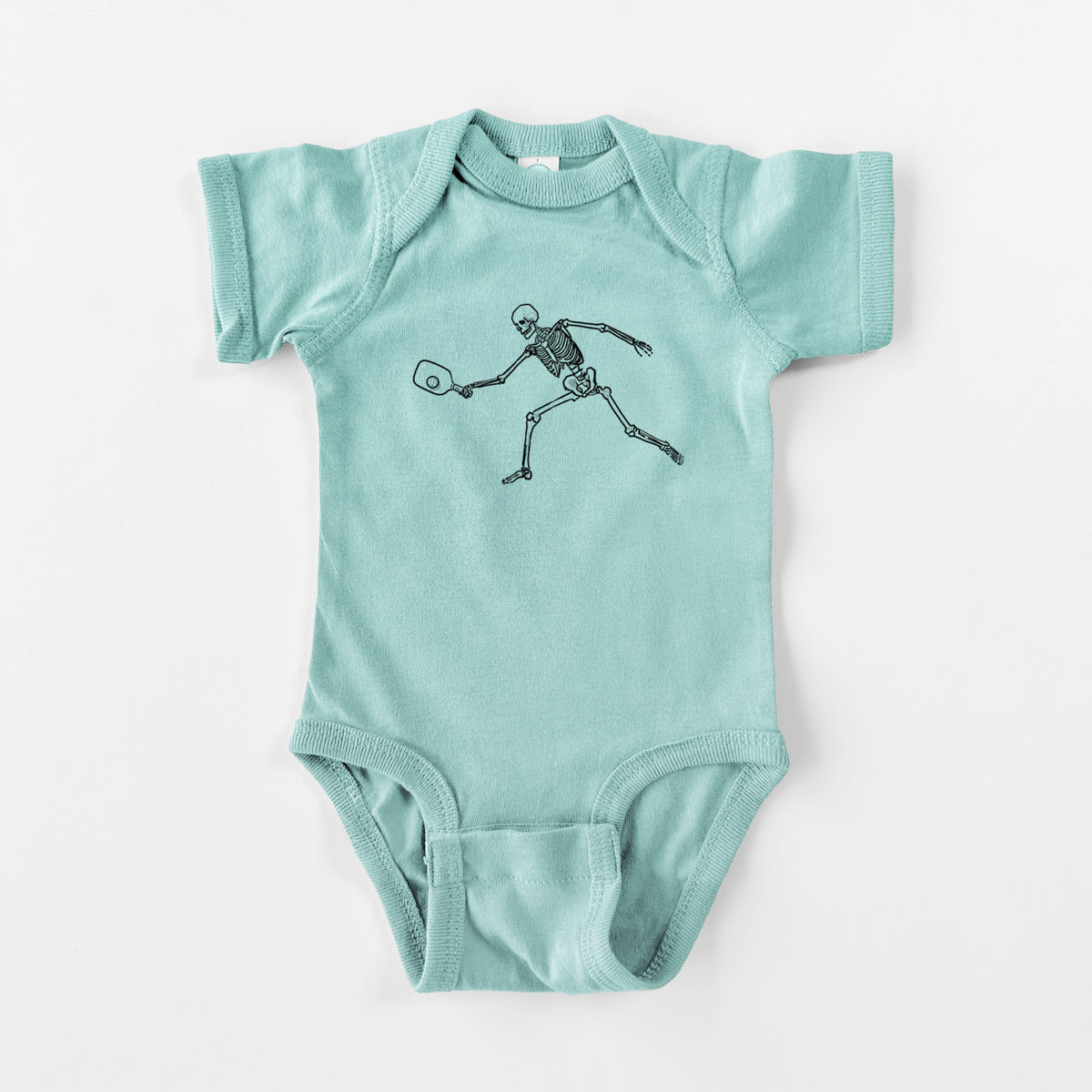 The Pickleball Block Volley - Skeleton Collection - Baby Fine Jersey Bodysuit