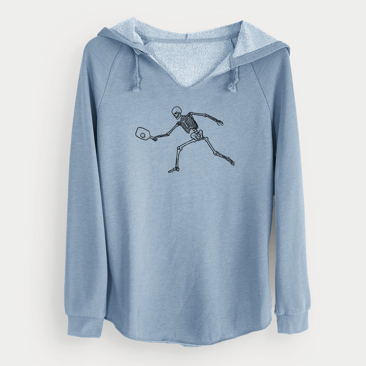 The Pickleball Block Volley - Skeleton Collection - Cali Wave Hooded Sweatshirt