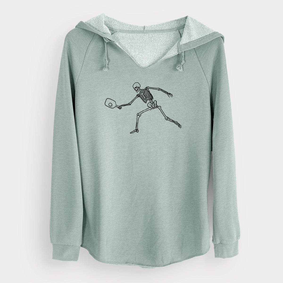 The Pickleball Block Volley - Skeleton Collection - Cali Wave Hooded Sweatshirt