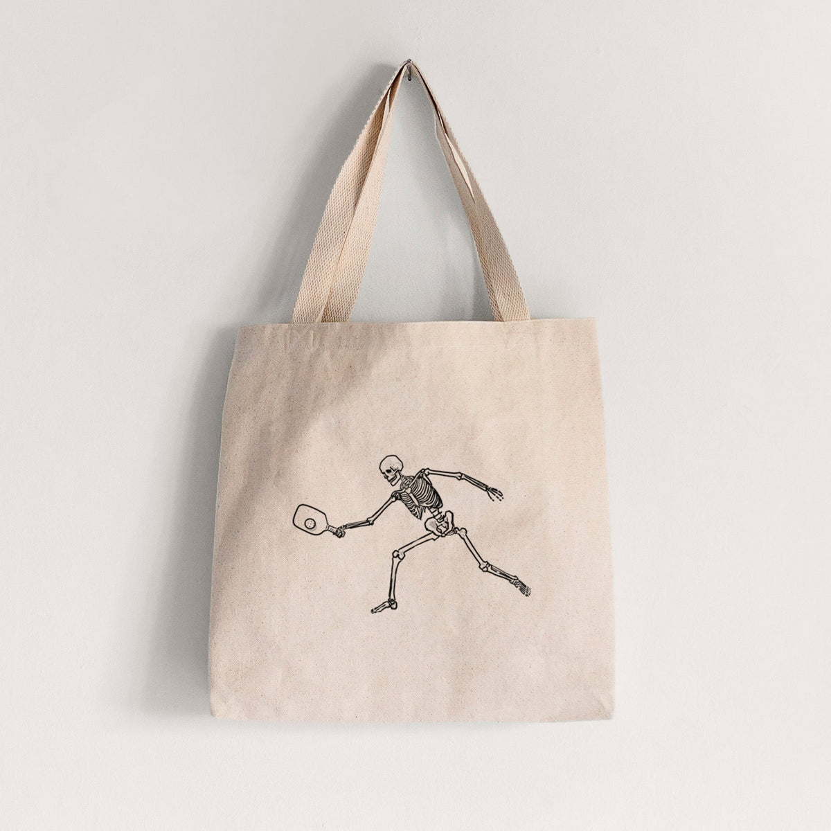 The Pickleball Block Volley - Skeleton Collection - Tote Bag