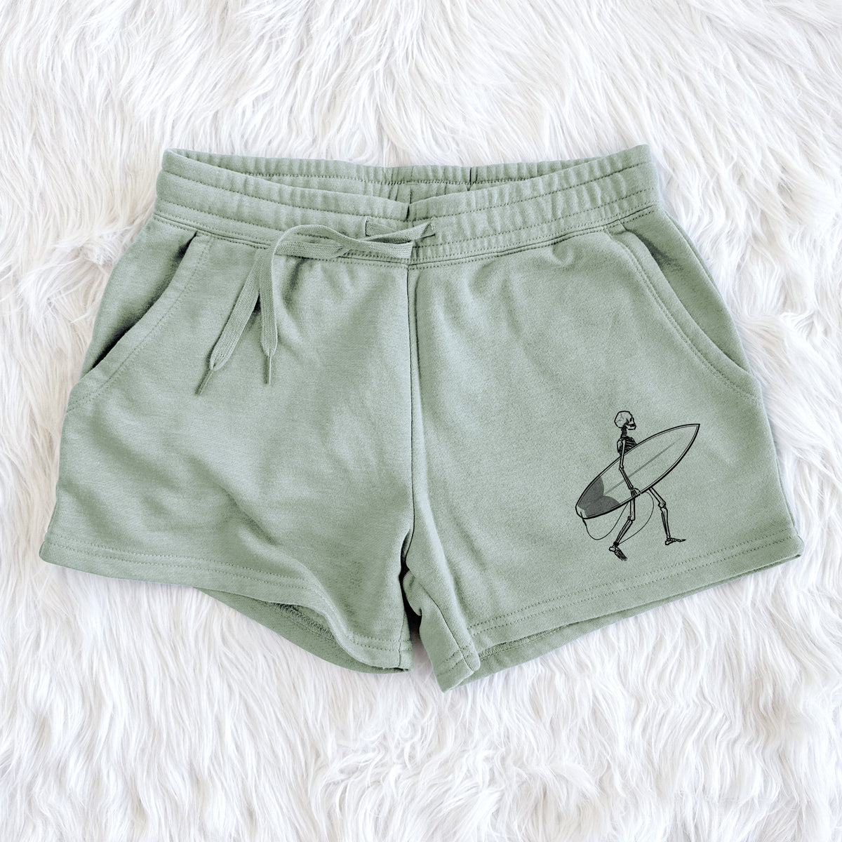 Seeking Swells - Skeleton Collection - Women's Cali Wave Shorts