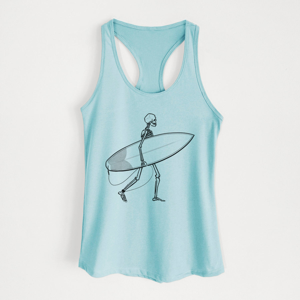 Seeking Swells - Skeleton Collection - Women's Racerback Tanktop