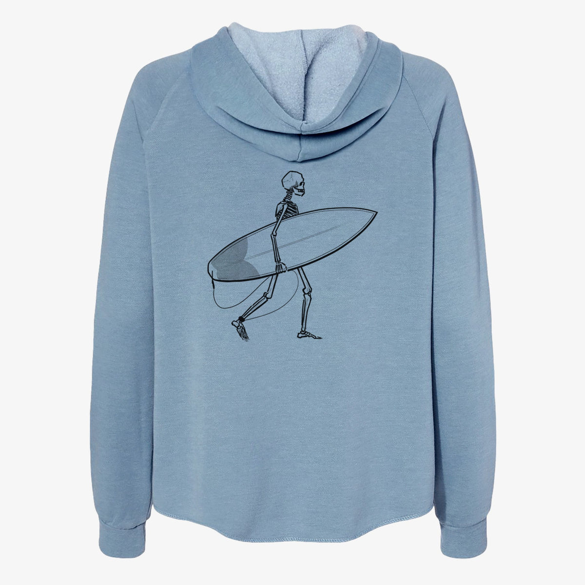 Seeking Swells - Skeleton Collection - Women's Cali Wave Zip-Up Sweatshirt