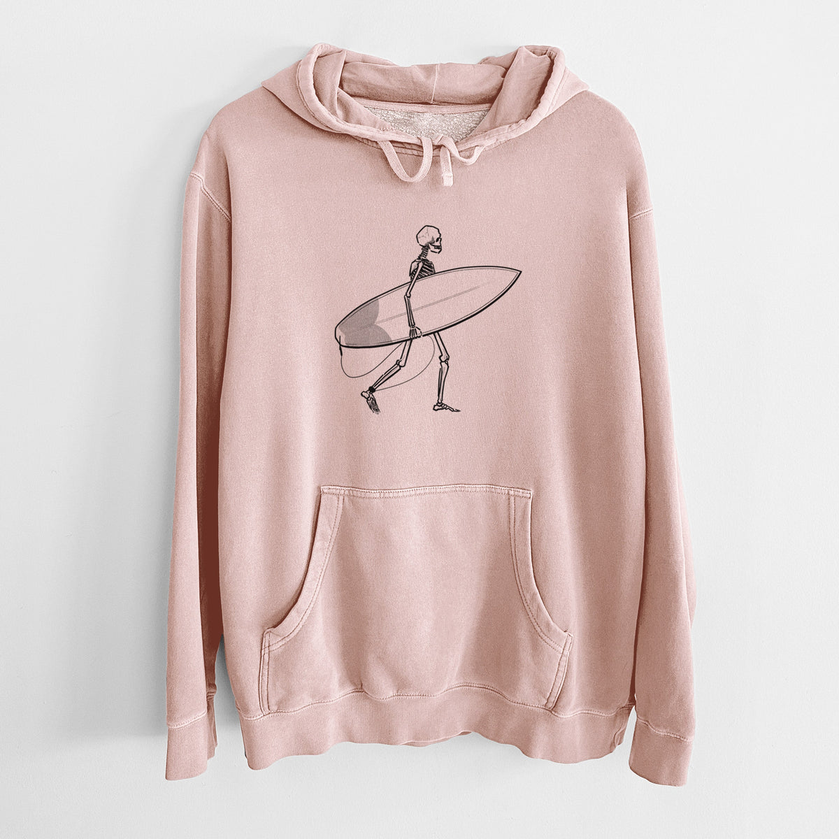 Seeking Swells - Skeleton Collection - Unisex Pigment Dyed Hoodie