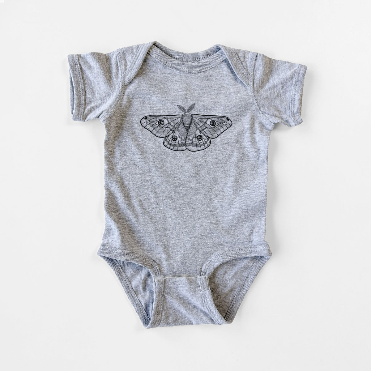 Saturnia pavonia - Small Emperor Moth - Baby Fine Jersey Bodysuit