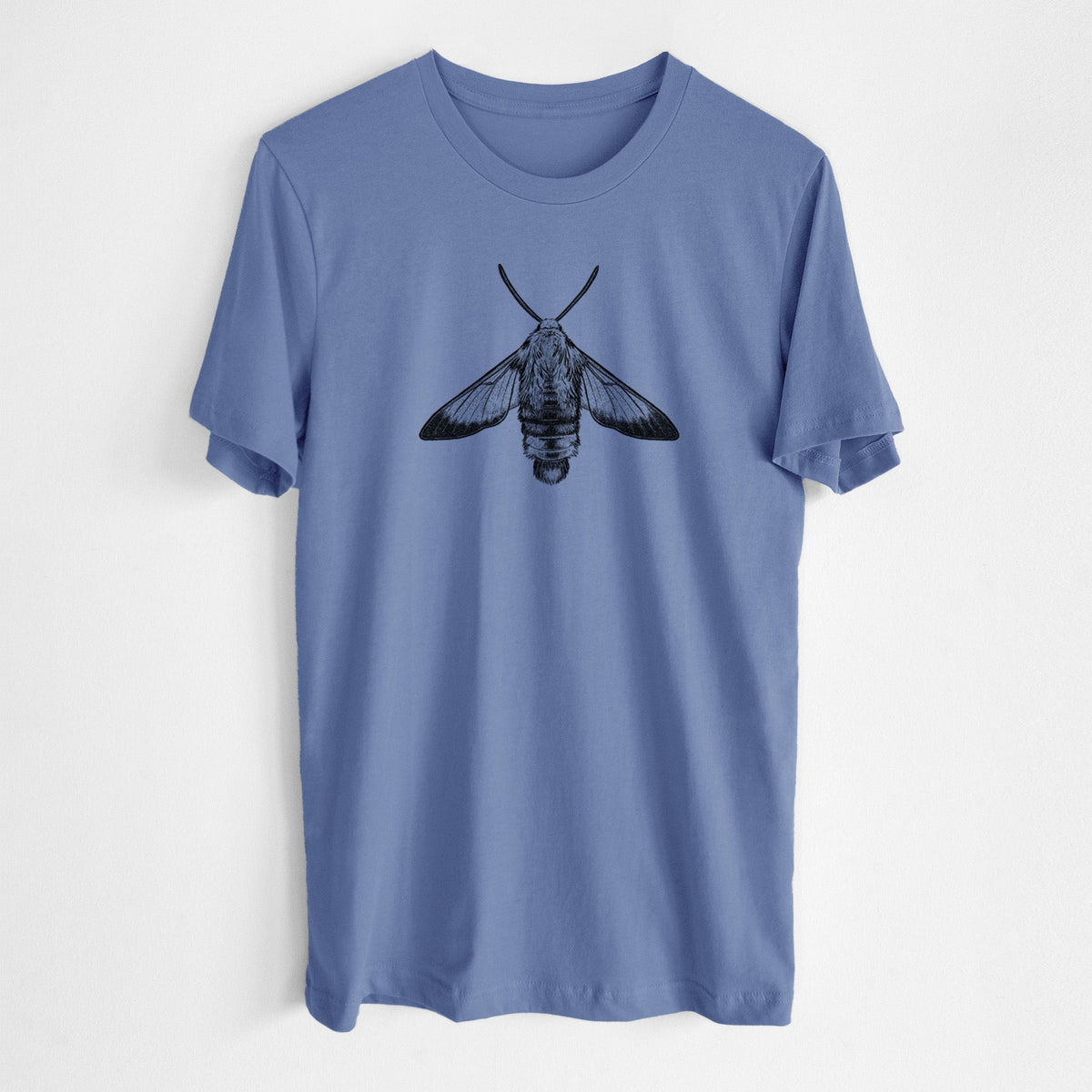 Snowberry Clearwing Moth - Hemaris diffinis - Lightweight 100% Cotton Unisex Crewneck