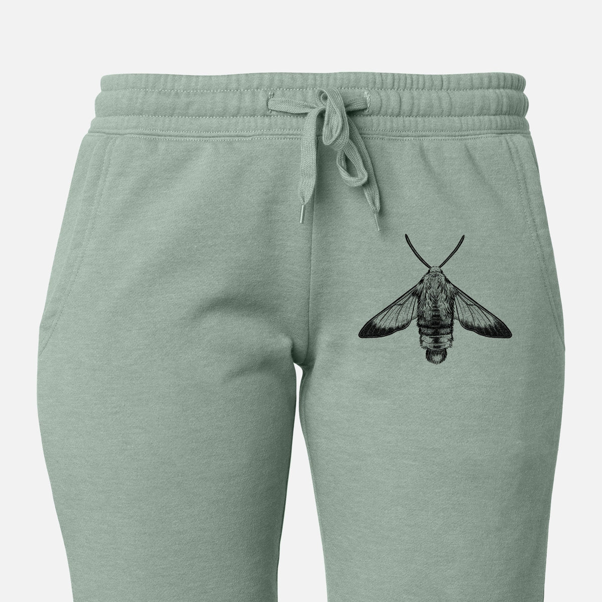 Snowberry Clearwing Moth - Hemaris diffinis - Women's Cali Wave Jogger Sweatpants