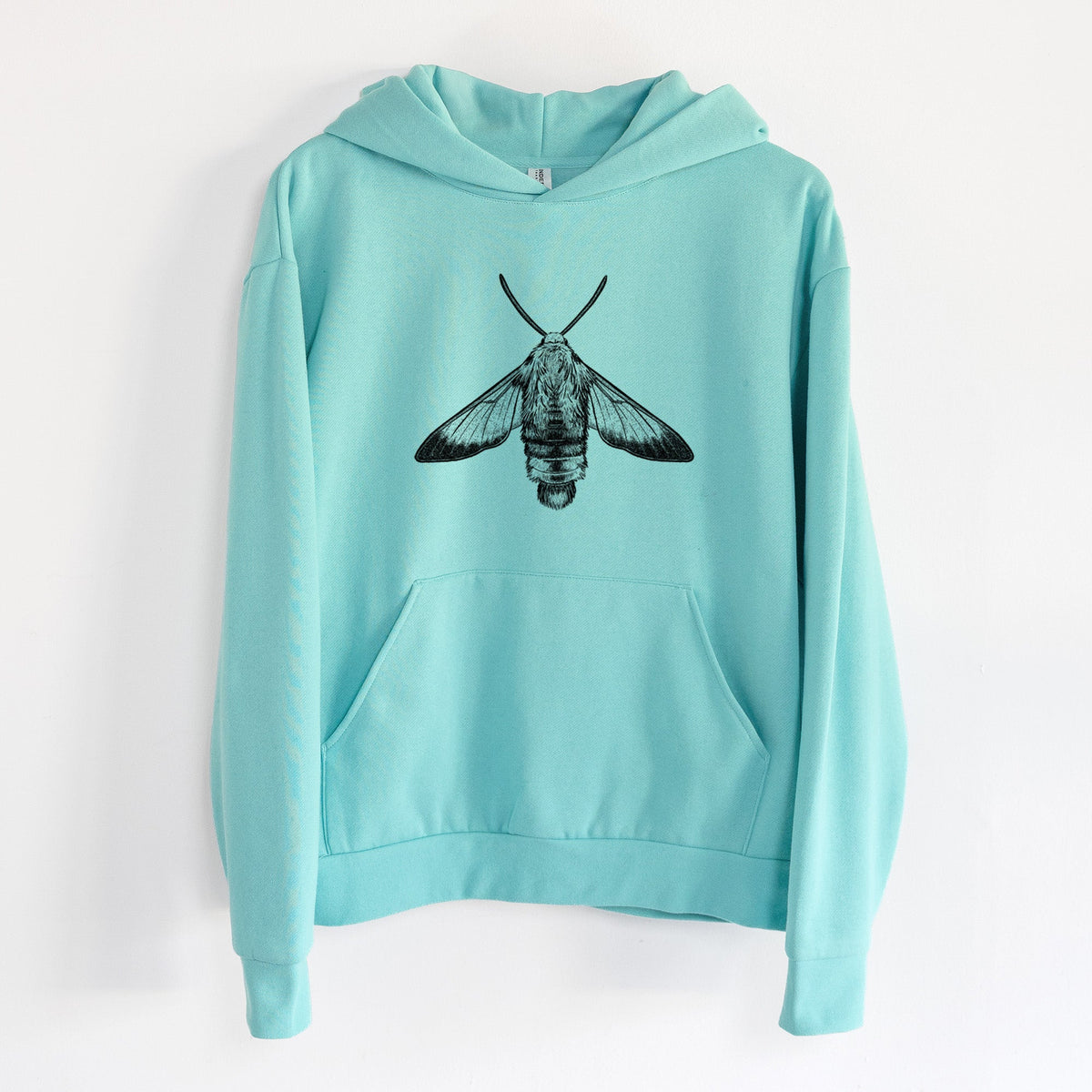 Snowberry Clearwing Moth - Hemaris diffinis  - Statement Midweight Hoodie