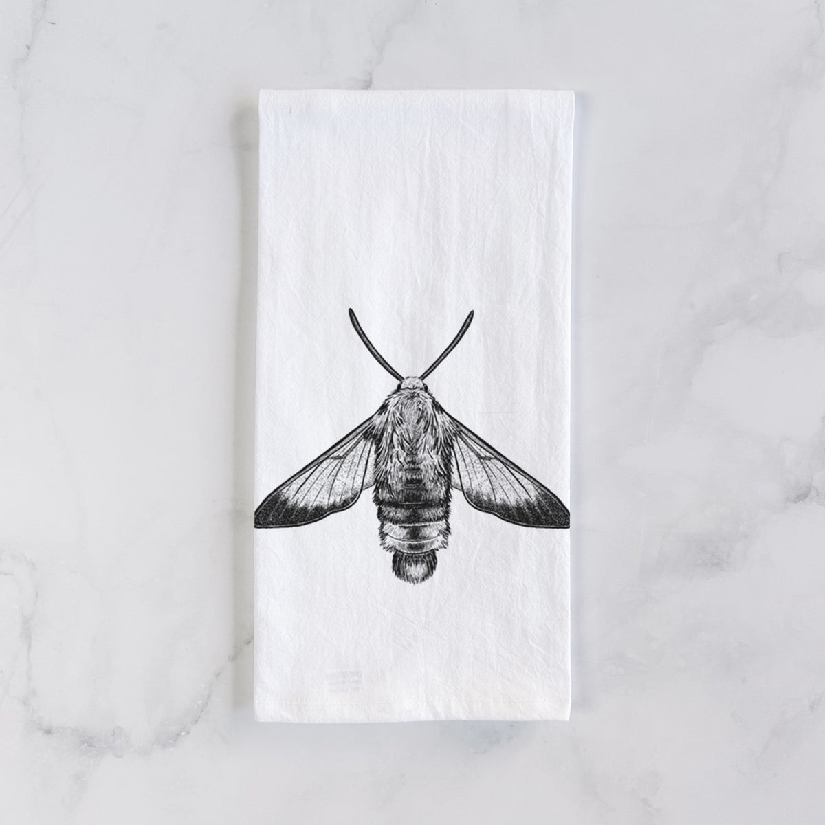 Snowberry Clearwing Moth - Hemaris diffinis Tea Towel