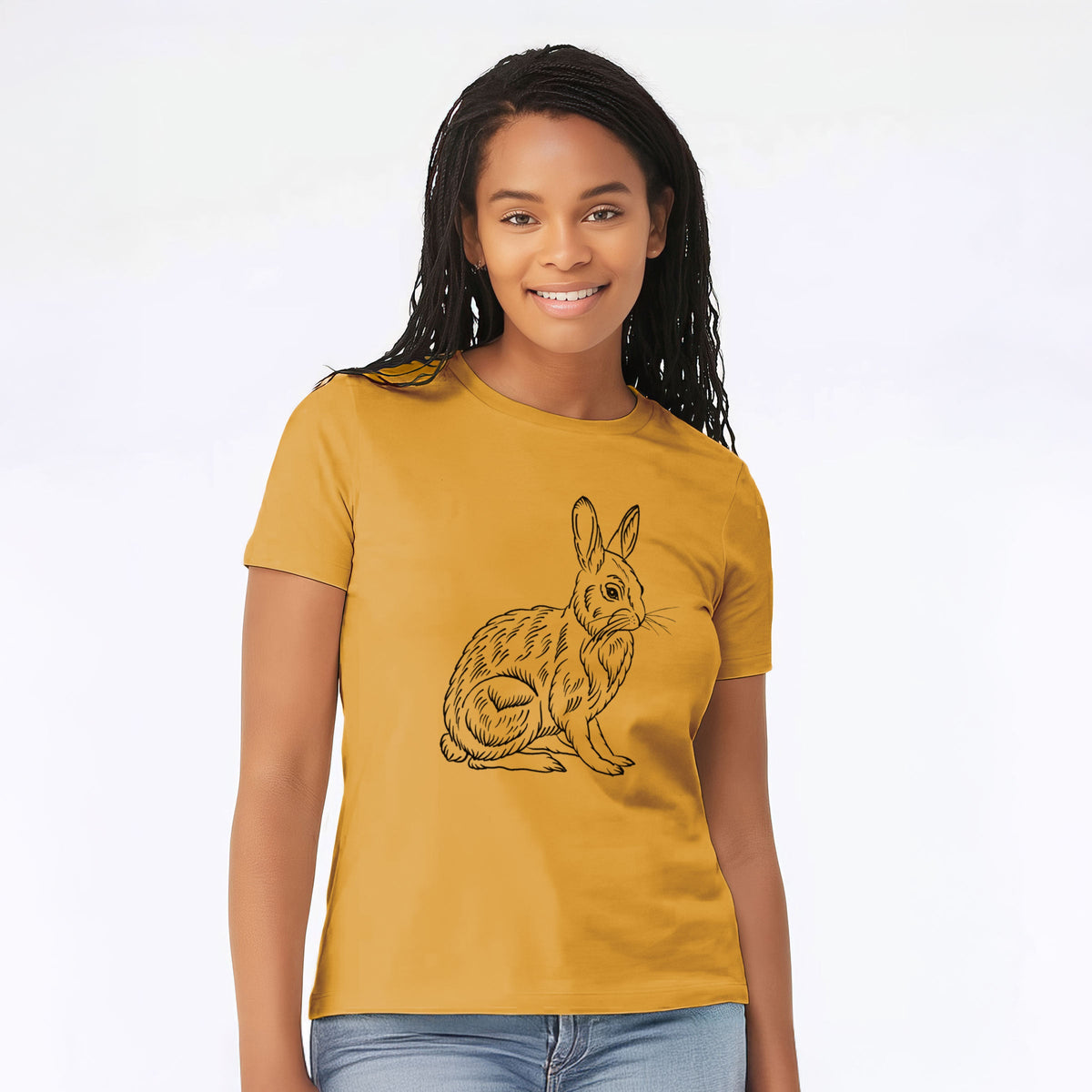 Snowshoe Hare - Women's Lightweight Relaxed Fit 100% Cotton Crewneck