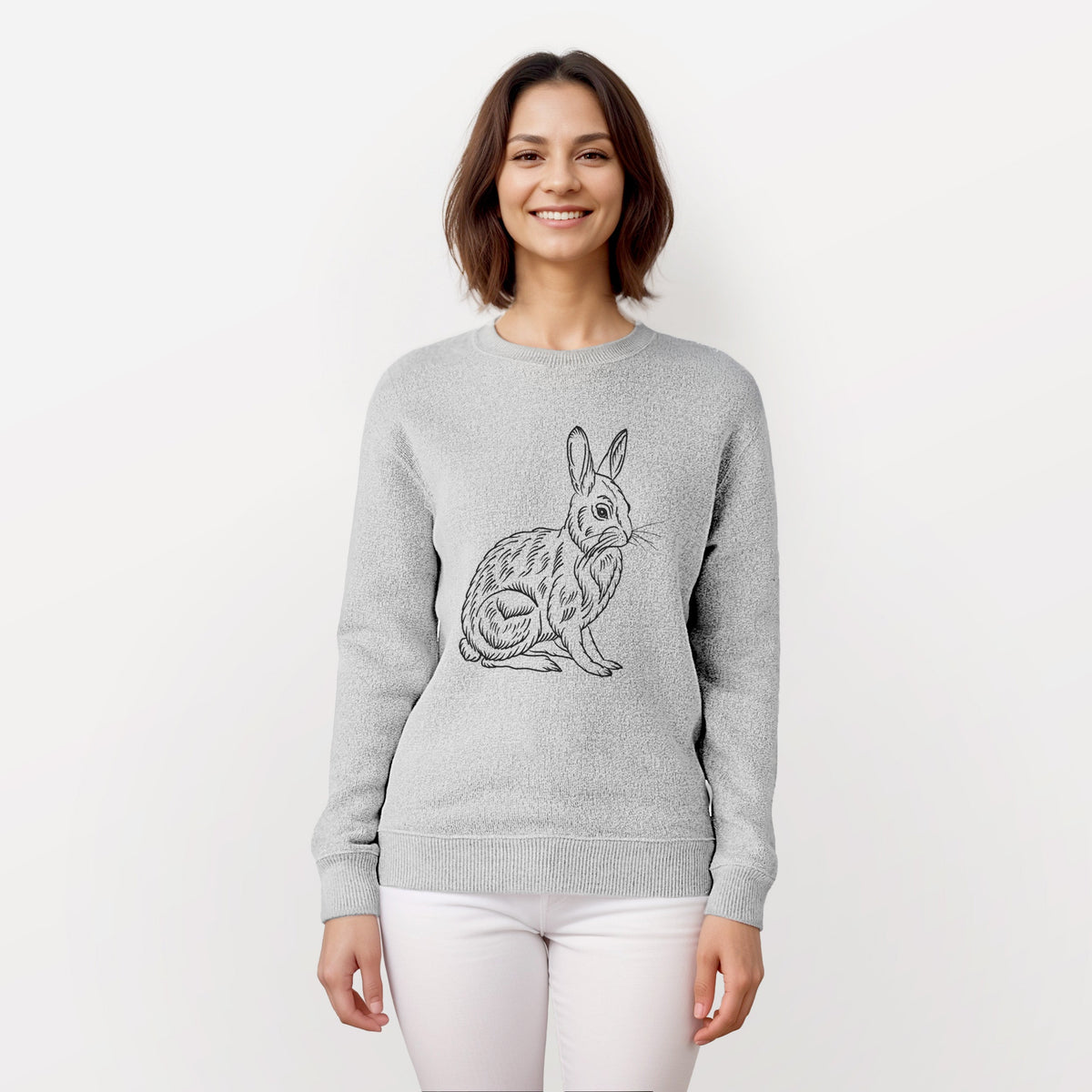 Snowshoe Hare - Knit Sweatshirt