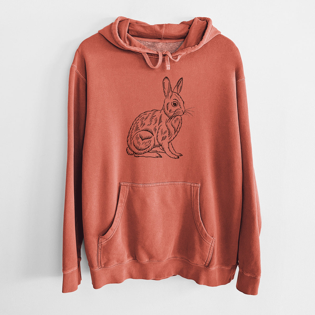 Snowshoe Hare - Unisex Pigment Dyed Hoodie