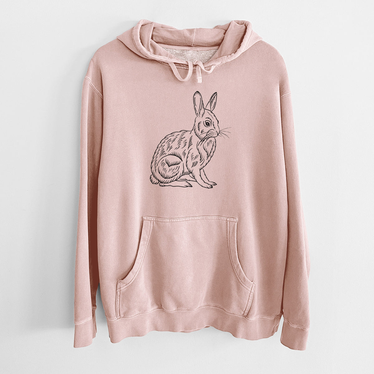 Snowshoe Hare - Unisex Pigment Dyed Hoodie