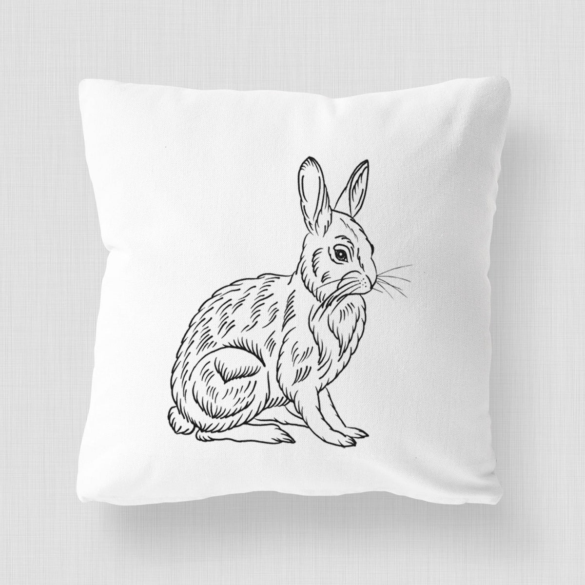 Snowshoe Hare - Throw Pillow Cover